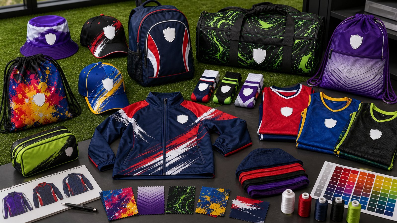 Custom sublimated accessories
