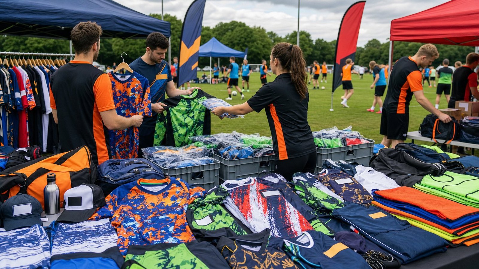 Sports event group order kit collection table