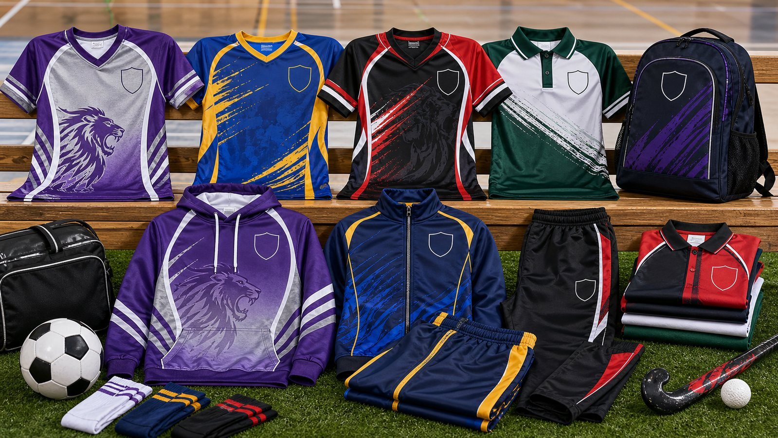School and college custom sportswear