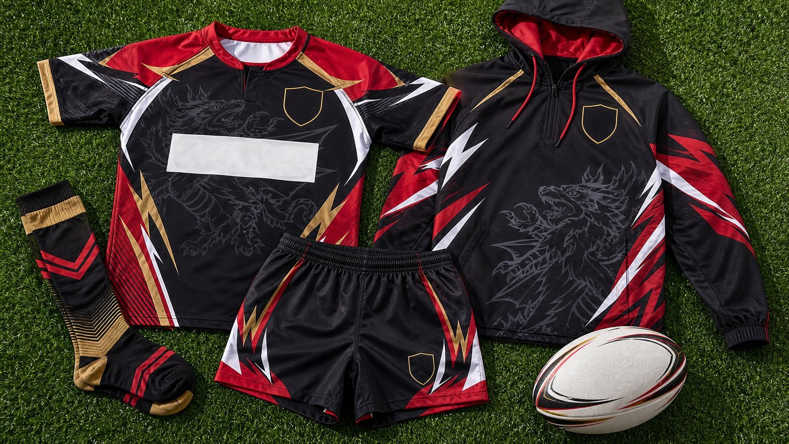 Sublimated rugby kits
